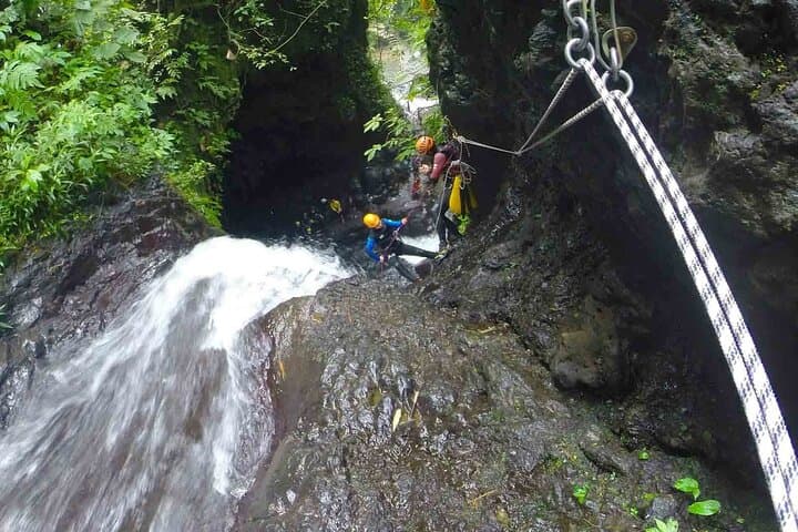 Aling Canyon Advanced Canyoning: 50m Waterfall Rappel & Bat Cave Expedition photo 5
