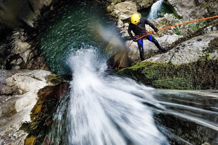 Aling Canyon Advanced Canyoning: 50m Waterfall Rappel & Bat Cave Expedition photo 4