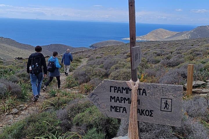 Syros Hiking Exploration: Apano Meria Coastal Walk, Ancient Inscriptions & Aegean Swim photo 4