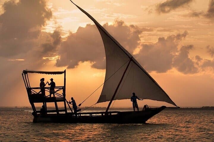Zanzibar Sunset Dhow Cruise: Evening Dhow Sail from Stone Town