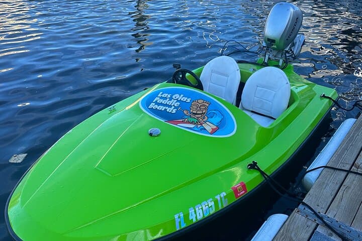 Pilot a Mini Powerboat Through Fort Lauderdale's Canals — 1-Hour Yacht & Mansion Tour photo 2