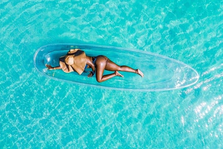 Clear Kayak Photo Shoot in Montego Bay — Float and Frame on Turquoise Waters photo 2