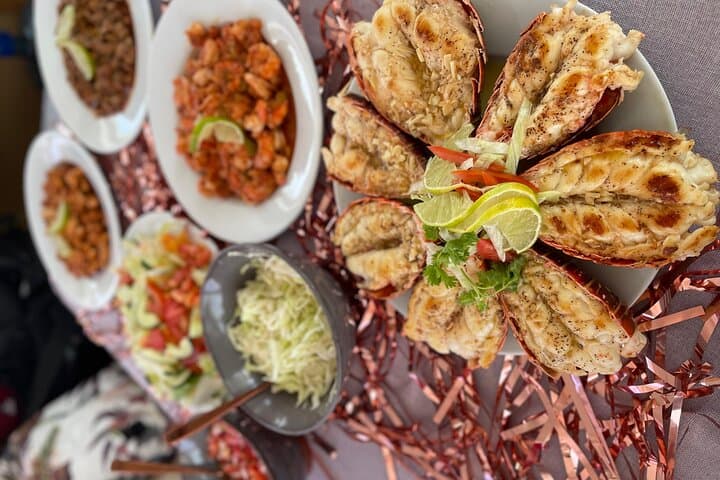 Sunset Dinner Sail Ambergris Caye: Private Omakase Surf & Turf Cruise photo 4