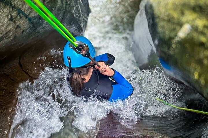 Half-Day Canyoning in Gibbston Valley: Abseil, Slide & Swim Near Queenstown photo 3