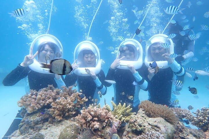 Walk the Seafloor: Private Helmet Diving & Snorkeling in Cebu