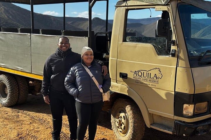 Sunset Game Drive to Aquila Game Reserve from Cape Town — Big Five Safari photo 1