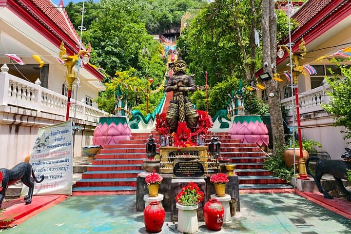 Erawan Waterfall, Hilltop Temples & Giant Rain Tree Day Tour from Kanchanaburi photo 6