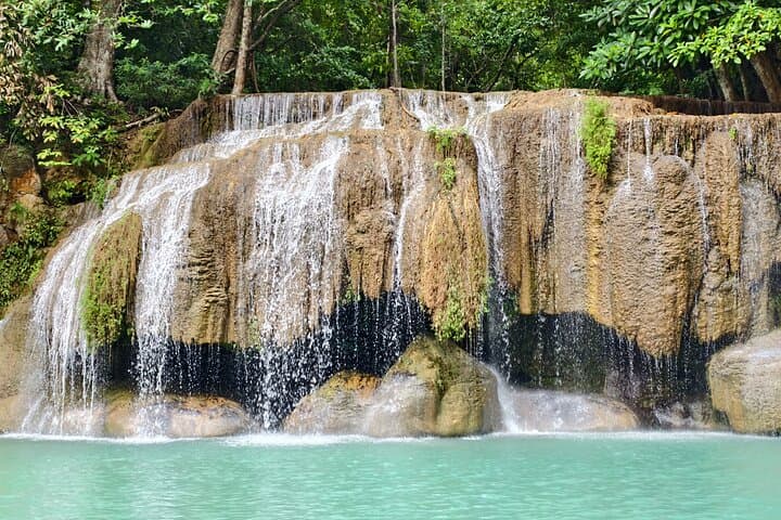 Erawan Waterfall, Hilltop Temples & Giant Rain Tree Day Tour from Kanchanaburi photo 4
