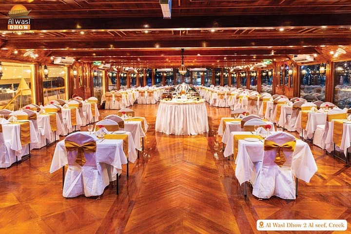 VIP Dhow Cruise on Dubai Creek: Al Seef Evening Buffet & Tanoura Show photo 2