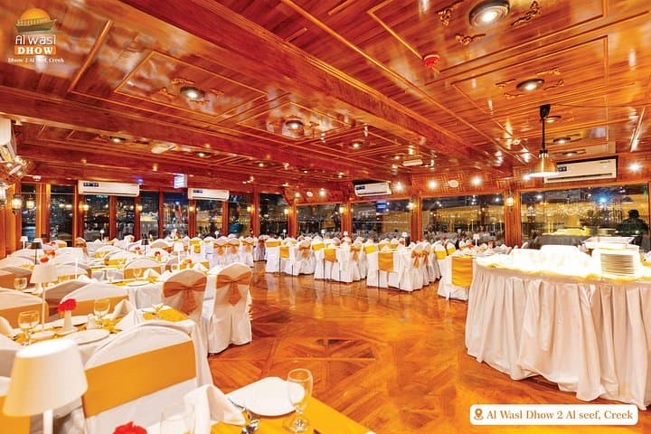 VIP Dhow Cruise on Dubai Creek: Al Seef Evening Buffet & Tanoura Show photo 4