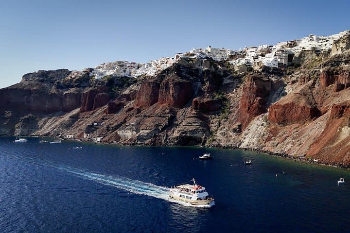 Santorini Caldera Glass-Bottom Cruise: Volcano, Hot Springs & Oia Sunset photo 1