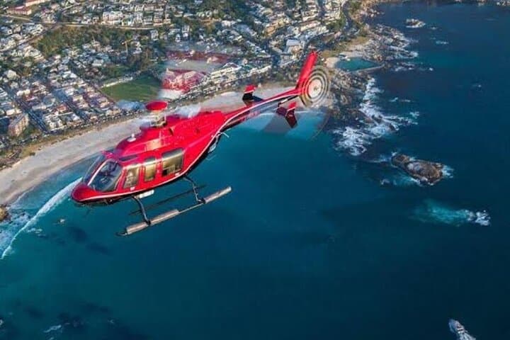 Luxury Cape Town Helicopter Tour and Champagne Sunset Cruise