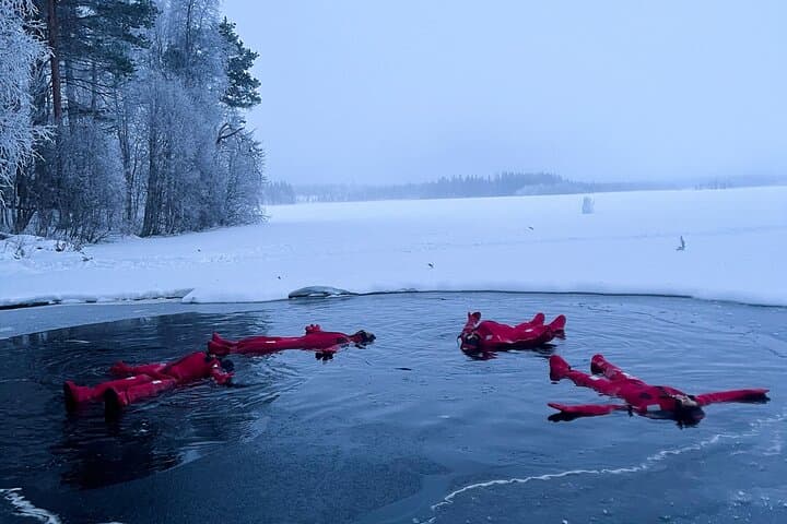 Arctic Ice Floating Experience in Rovaniemi — Cold-Water Survival Float in Lapland