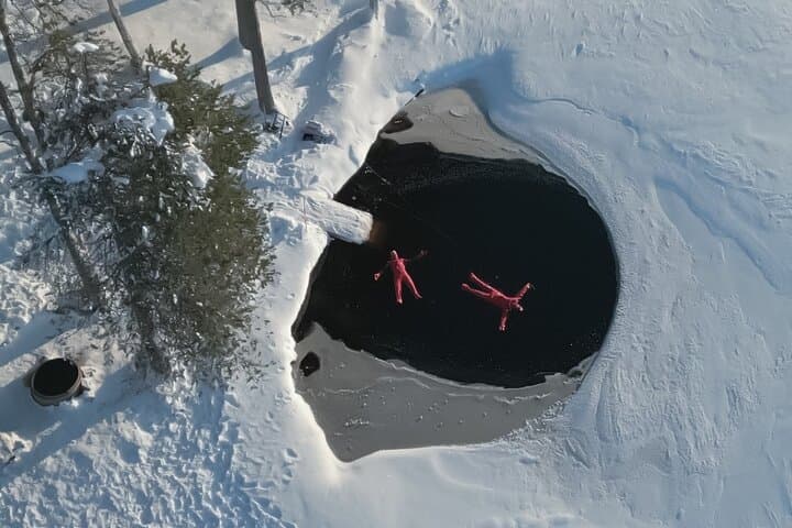 Arctic Ice Floating Experience in Rovaniemi — Cold-Water Survival Float in Lapland photo 5