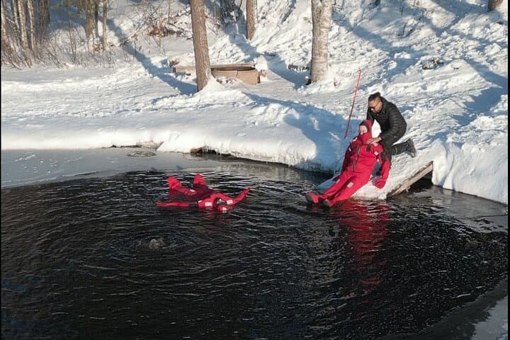 Arctic Ice Floating Experience in Rovaniemi — Cold-Water Survival Float in Lapland photo 6