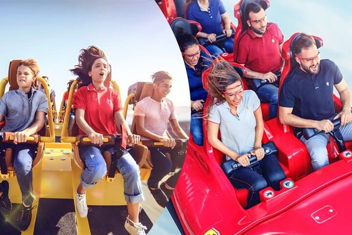 Two-Park Yas Island Day Trip from Dubai — Ferrari World, Warner Bros. & Yas Waterworld photo 3