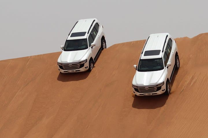 Private Dubai Desert Safari: Luxury Sunset Dune Bashing & Cultural Desert Camp