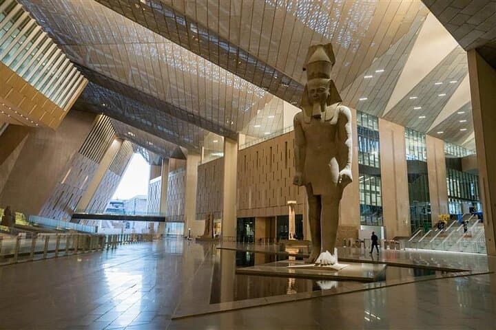 Giza Pyramids and Egyptian Grand Museum Day Tour from Cairo