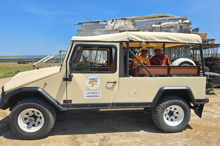 Jeep Tour: Tavira Salinas, Wild Birds & Santa Luzia (2h15) photo 1