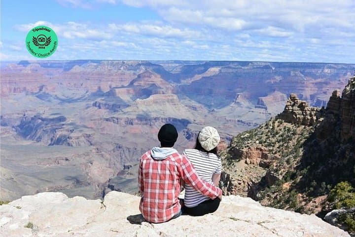 2-Day Grand Canyon South Rim Tour from Las Vegas — Camp or Hotel Options