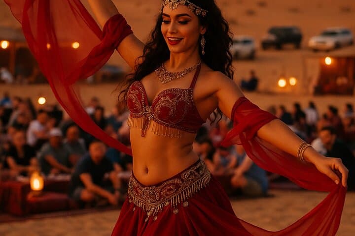 Sunset on the Red Dunes: Dubai Desert Safari with ATV, Live Shows & BBQ photo 4