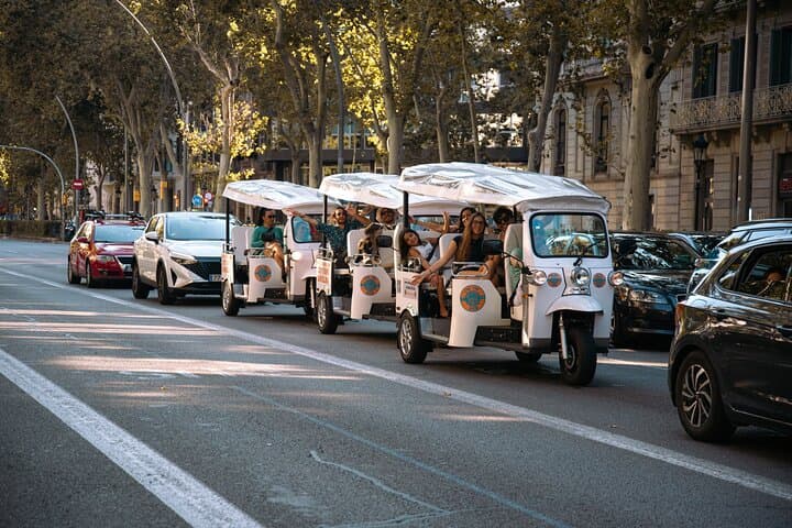 Open-Air Tuk-Tuk Tour of Barcelona — Sagrada Família, Montjuïc & Barceloneta photo 2