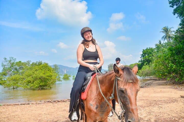 Krabi Beach Horse Riding Adventure on Ao Nam Mao Beach photo 2