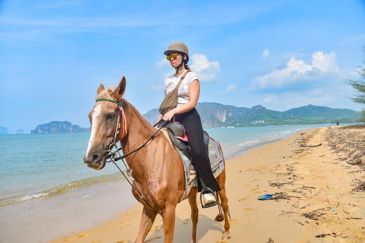 Krabi Beach Horse Riding Adventure on Ao Nam Mao Beach photo 4