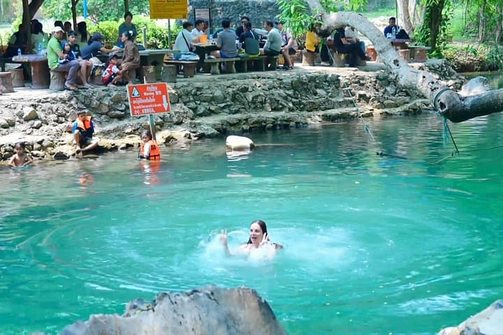 Vang Vieng Jungle Day Trip: Zipline, Cave Tubing & Blue Lagoon Adventure photo 3