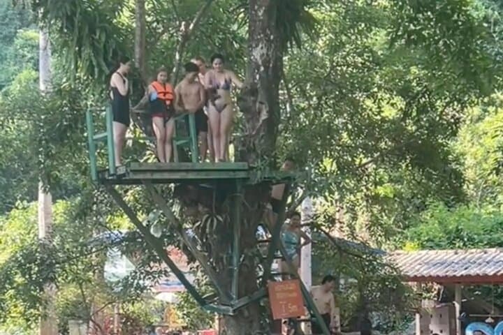 Vang Vieng Jungle Day Trip: Zipline, Cave Tubing & Blue Lagoon Adventure photo 4