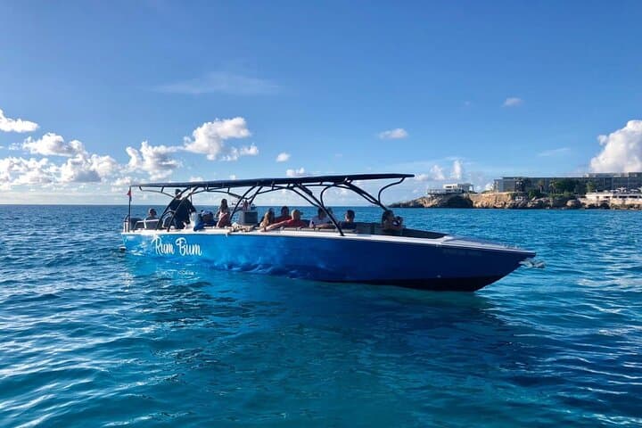 St Maarten Speed-Boat Snorkel Day Trip to Creole Rock, Tintamarre & Pinel photo 1