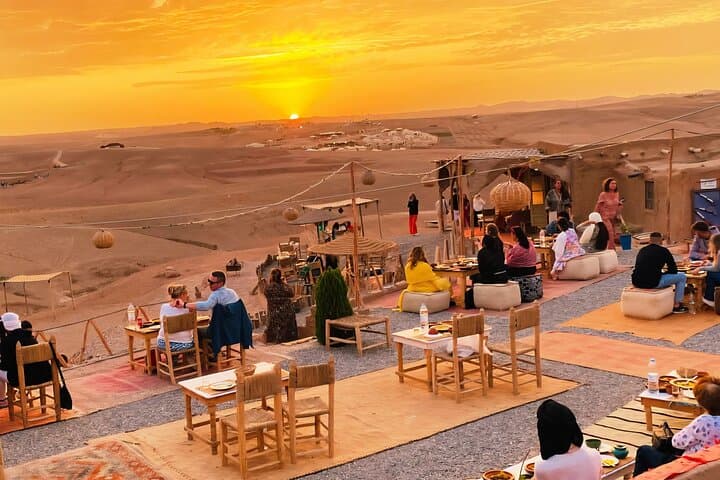 Agafay Desert Sunset Camel Ride, Berber Dinner & Fire Show from Marrakech photo 4