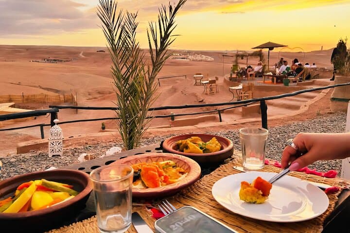 Agafay Desert Sunset Camel Ride, Berber Dinner & Fire Show from Marrakech photo 6