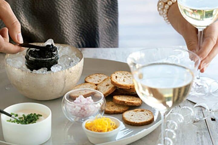 Houston Private Champagne and Caviar Tasting at Home with Experts