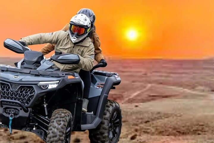 Sunset Quad Bike & Camel Ride in Agafay Desert — Dinner and Fire Show from Marrakech