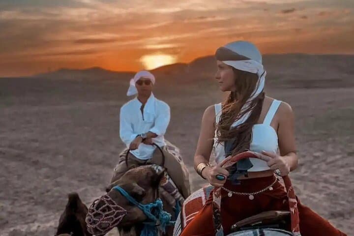 Sunset Quad Bike & Camel Ride in Agafay Desert — Dinner and Fire Show from Marrakech photo 5