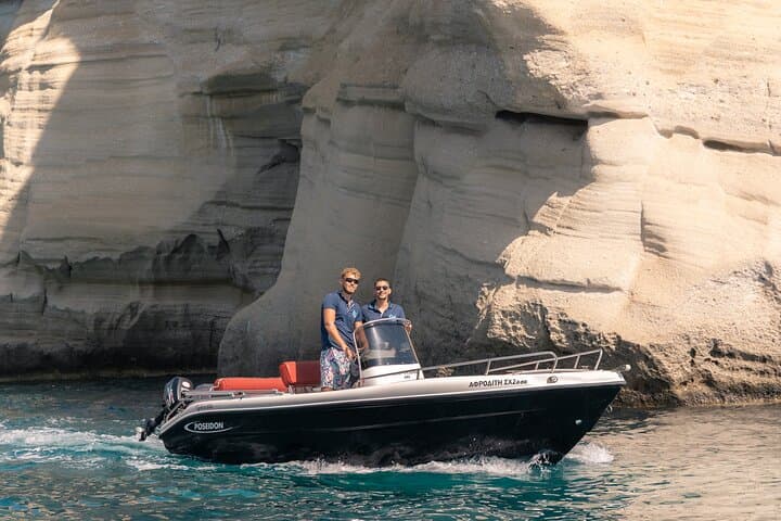 Self-Drive Boat Rental in Milos — No License Needed on the Blu Water 185 photo 3
