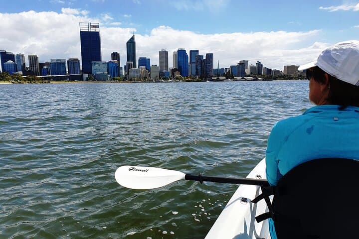 Evening City Lights Kayak Tour South Perth — Swan River Sunset Paddle