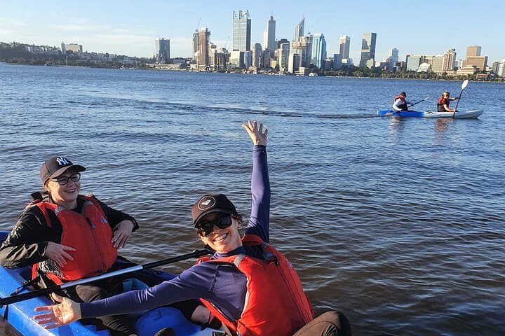 Evening City Lights Kayak Tour South Perth — Swan River Sunset Paddle photo 2