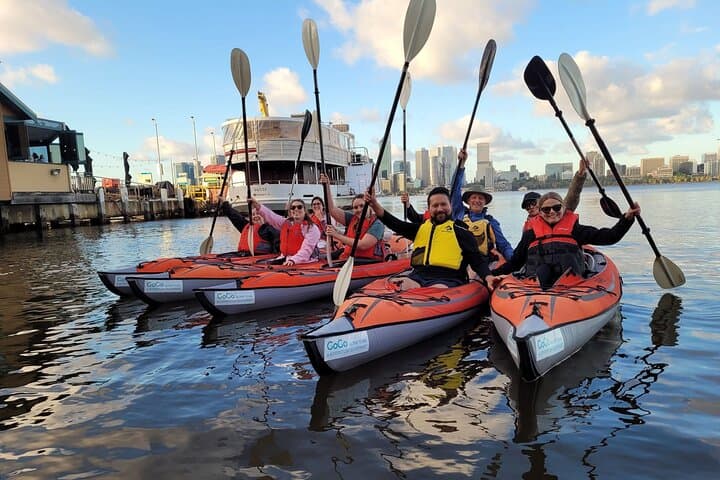 Evening City Lights Kayak Tour South Perth — Swan River Sunset Paddle photo 3