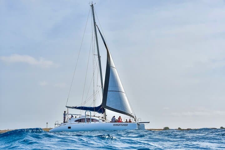 Private Half-Day Catamaran Cruise Along Sal Island's Santa Maria Coast photo 2