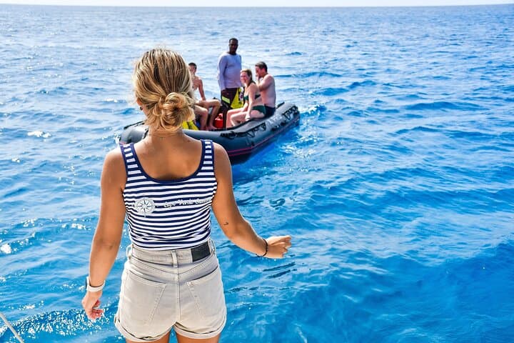 Private Half-Day Catamaran Cruise Along Sal Island's Santa Maria Coast photo 4