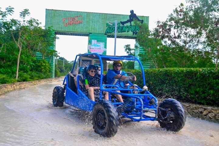 Punta Cana Buggy Adventure: Cenote Swim, Waterfalls & Dominican Village Experience photo 1