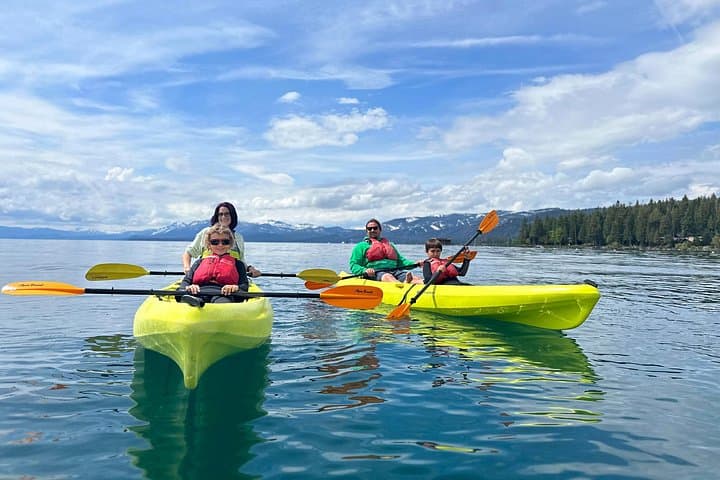 Tahoe City Tandem Kayak Rental: 3-Hour Paddle from Commons Beach