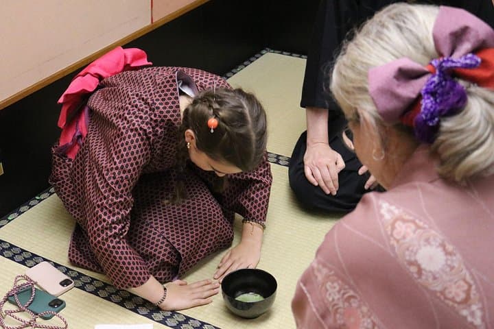 Osaka Castle Matcha & Wagashi: Learn the Tea Ceremony and Wear a Kimono photo 1