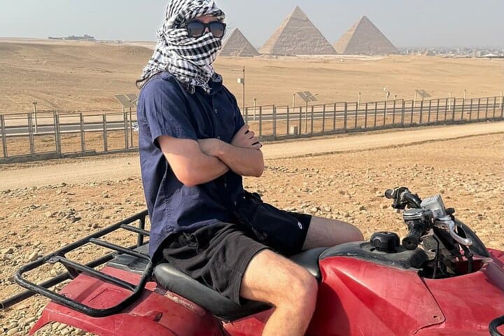Quad Bike Safari Around the Pyramids of Giza: Ride the Desert Rim with Panoramic Views photo 1