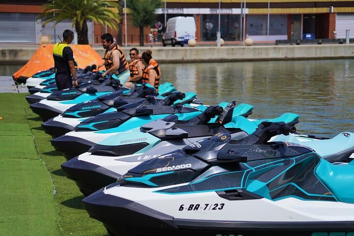 Barcelona Supercar and Jet Ski Experience: Drive the Coast & Ride the Waves
