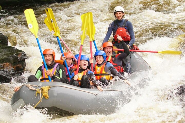 Whitewater Rafting on the River Dee — Llangollen Rapids Adventure