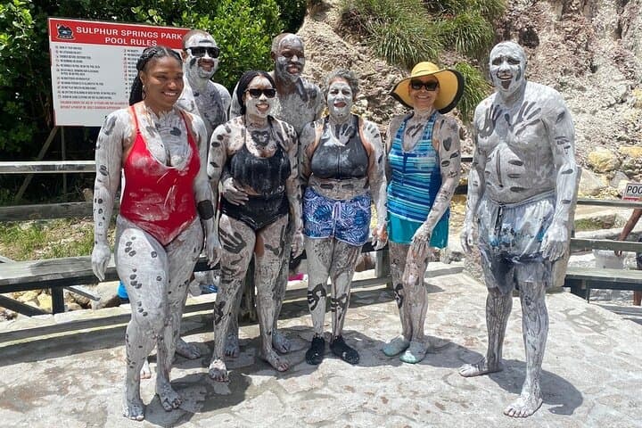 St Lucia Drive-In Sulphur Springs Volcano, Mud Bath & Waterfall Tour