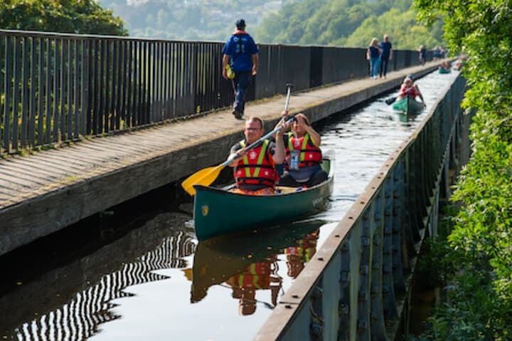 Canoe the Pontcysyllte Aqueduct — Paddle 126 ft Above the Dee in Llangollen photo 2